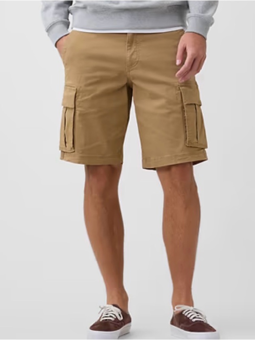 Gap Kids Tan Cargo Shorts NEW sz 18 Husky